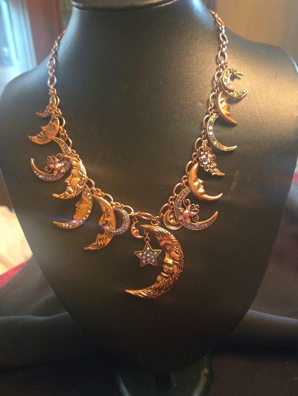Kirk&Folly Gold-Tone Celestial Moon & Star Necklace - Women Jewelry